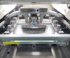 Solder-paste printing equipment in the company presentation
