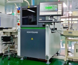 Solder-paste inspection equipment in the company presentation